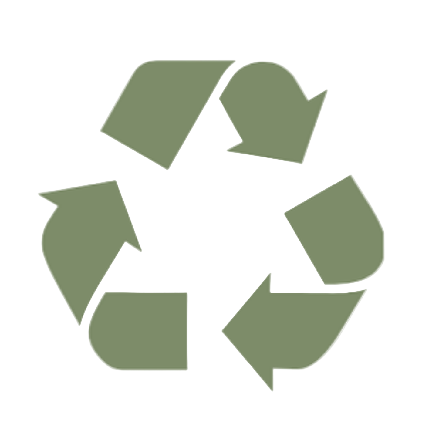 Sustainability symbol representing eco-friendly and recyclable packaging by Care.ité.